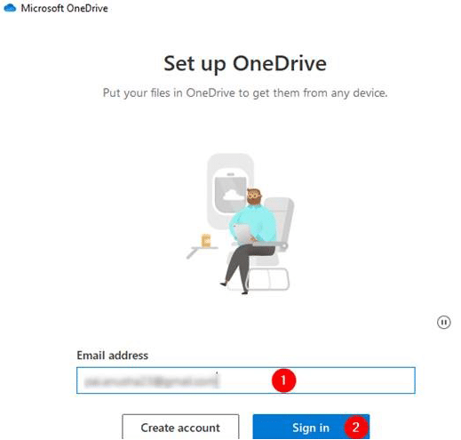 Sync OneDrive