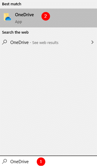 Sync OneDrive