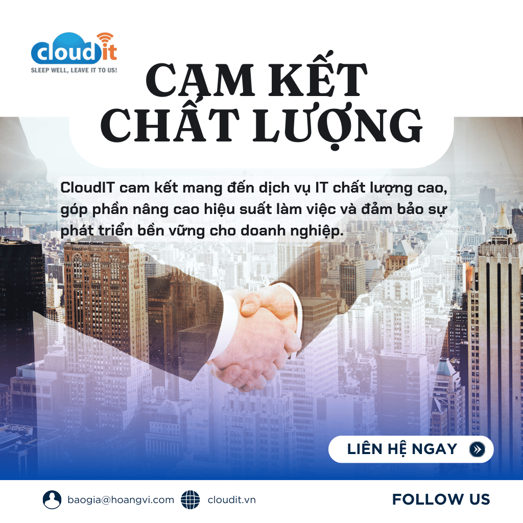 Cam kết chất lượng dịch vụ